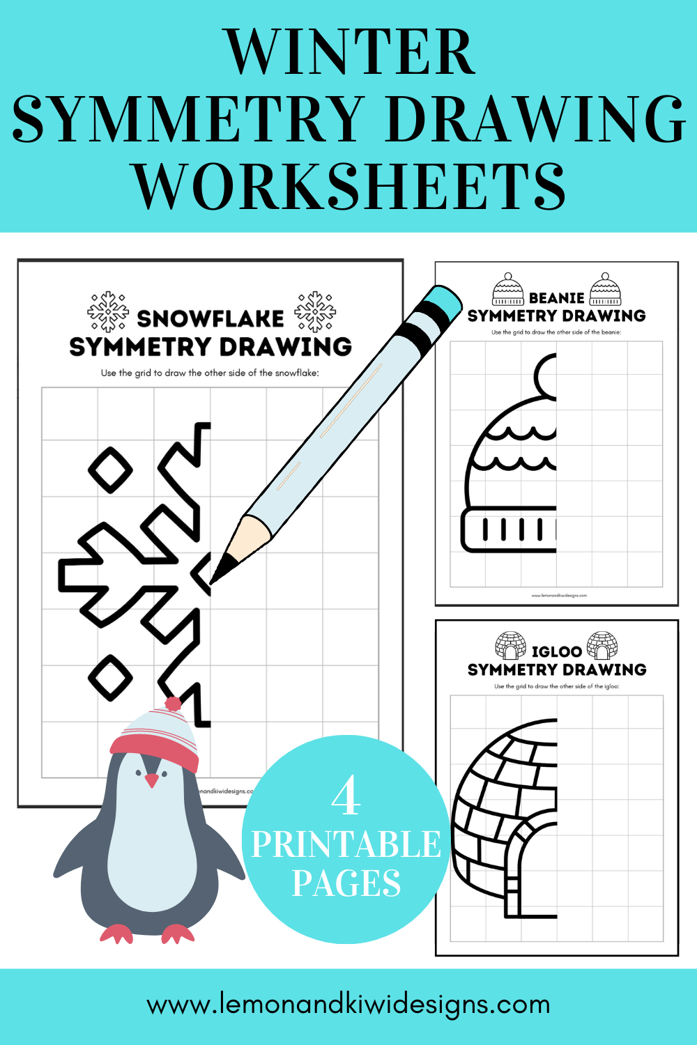 snowflake symmetry worksheet