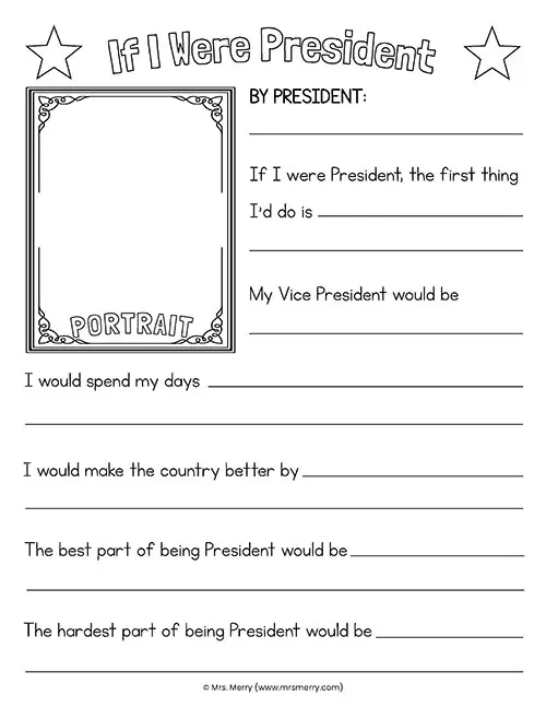 10 Best Images Of Of I Were President Worksheet - If I | PDF