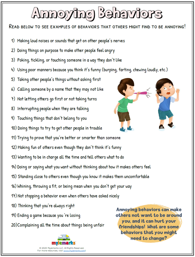 social skills activity worksheet