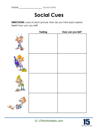 social skills worksheet for elementary students