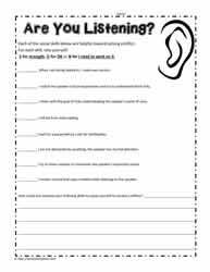 social skills worksheet for high school