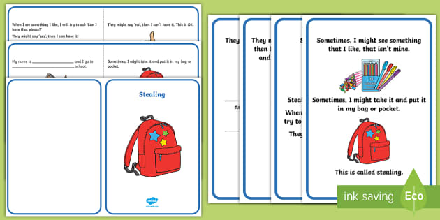 social story worksheet