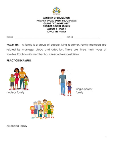 Grade 2 - Worksheets - Social Studies
