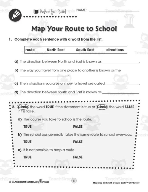 social studies for 1st grade worksheet