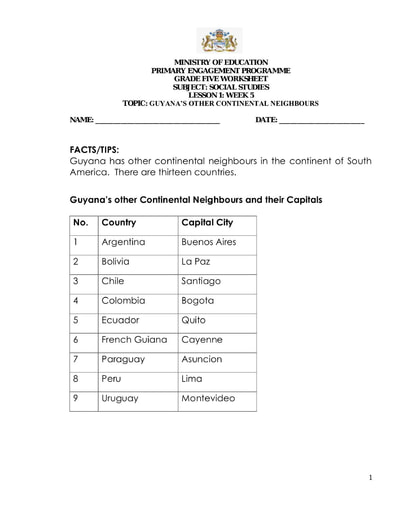 social studies lesson 2 2 5th grade worksheet