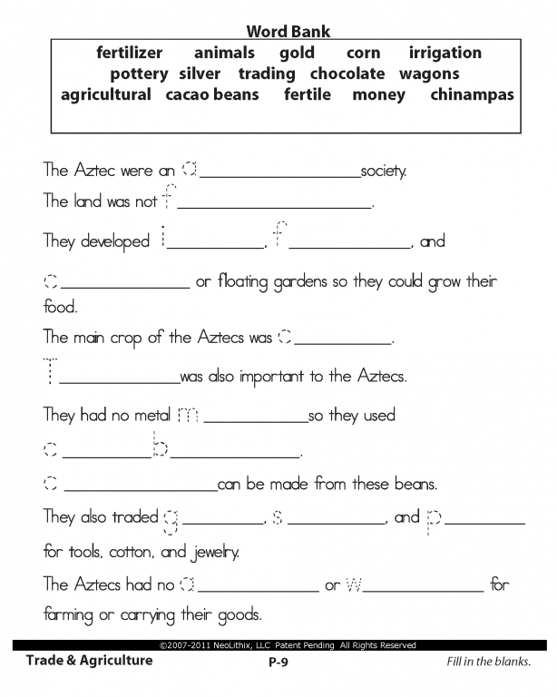 social studies worksheet 6th grade