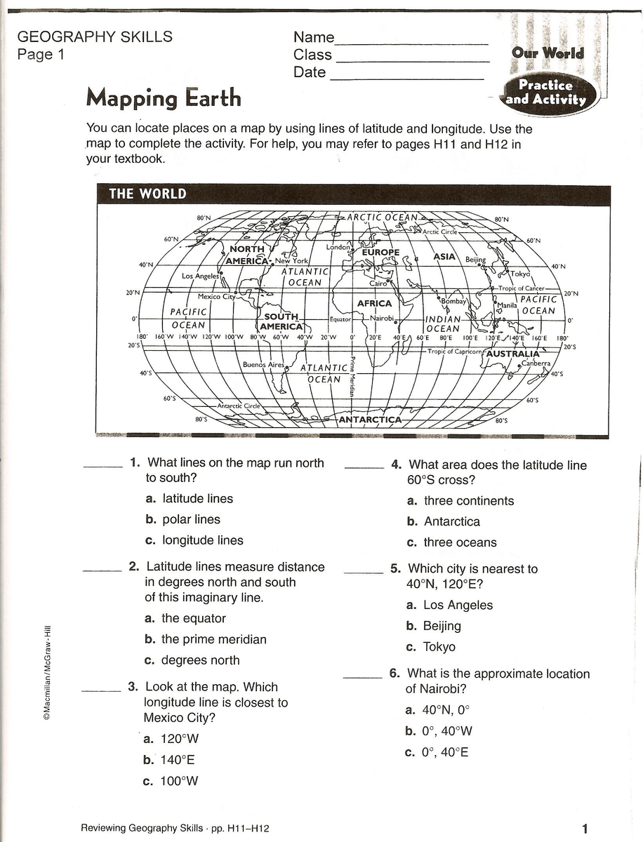 6th Grade Social Studies Week 2 Assignment | Gateway Charter Academy