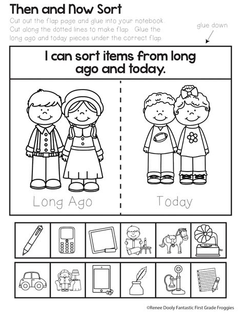 social studies worksheet for 1st grade