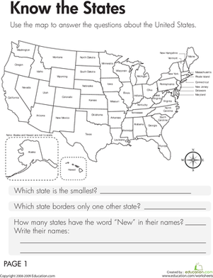 social studies worksheet for 3rd grade
