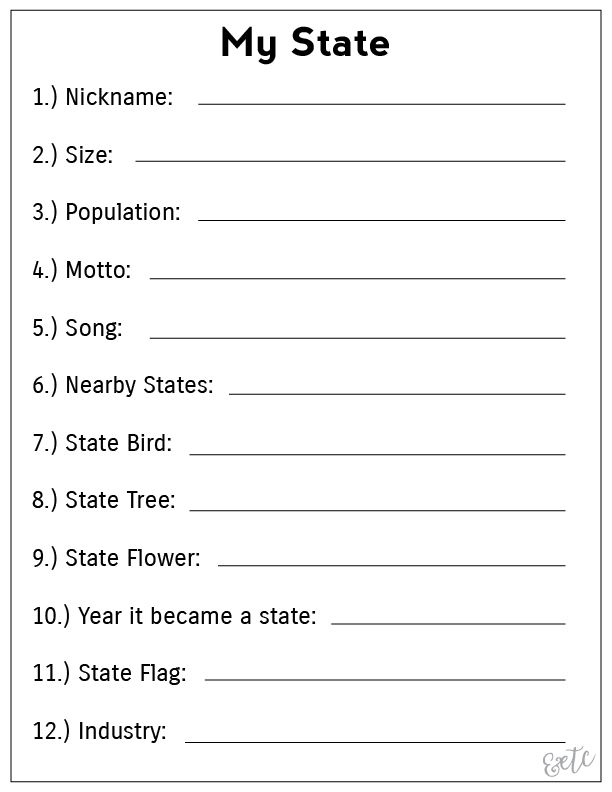 social studies worksheet for 4th grade printable