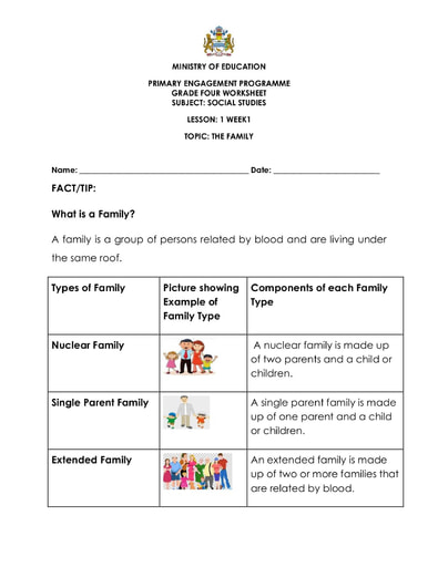social studies worksheet for 4th grade