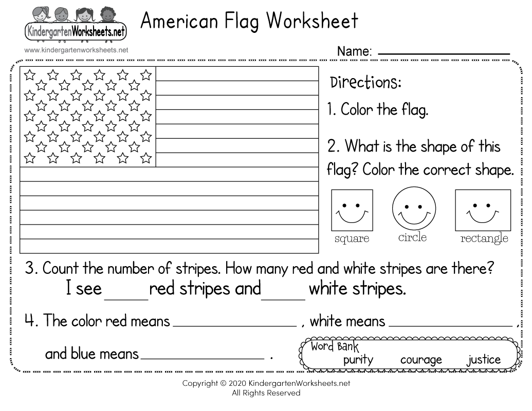 social studies worksheet for kindergarten