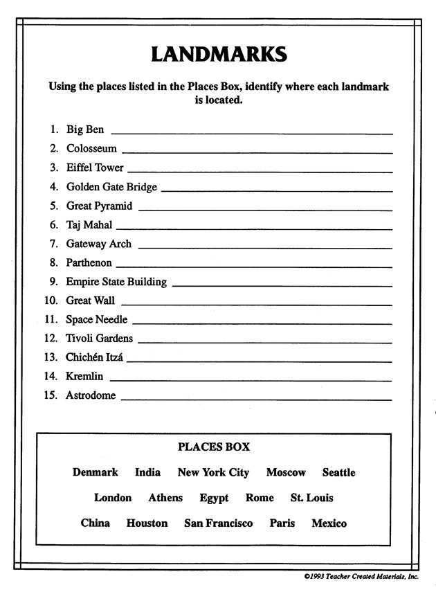 social studies worksheet grade 4