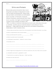 social studies worksheet middle school