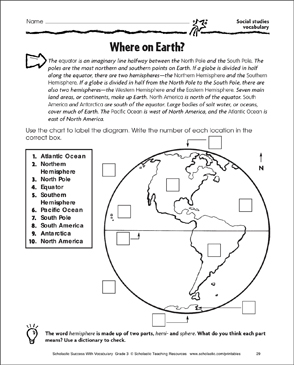 3rd Grade Social Studies Worksheets | Scholastic