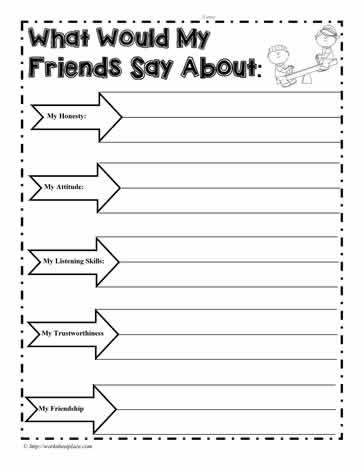 Social Skills Worksheets