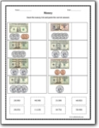 softschools counting money worksheet