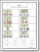 softschools counting money worksheet