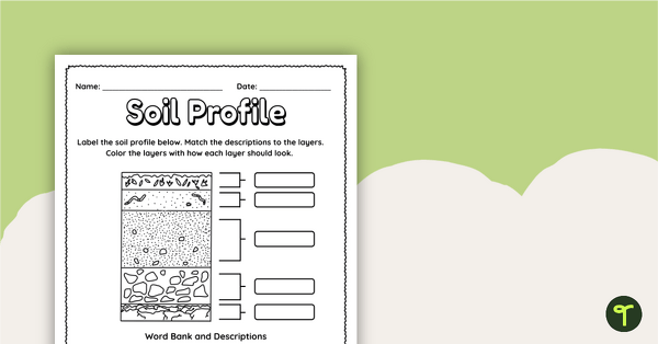 soil layer worksheet