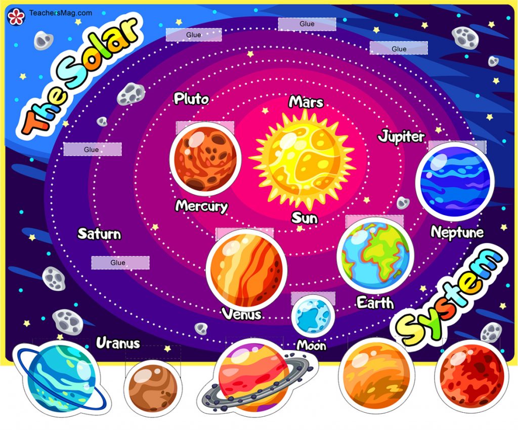 solar system for kids worksheet