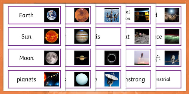 solar system vocabulary worksheet