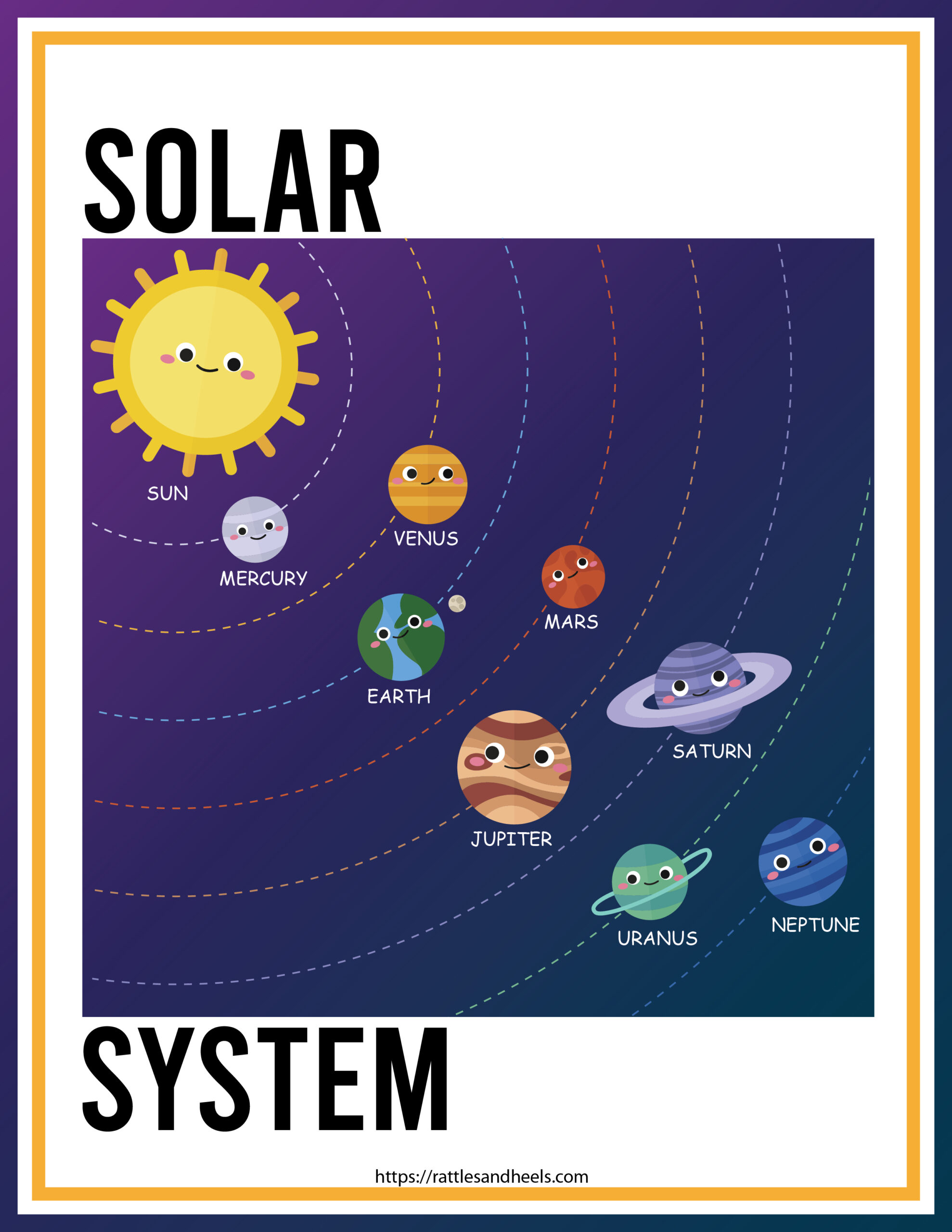 solar system worksheet for kindergarten