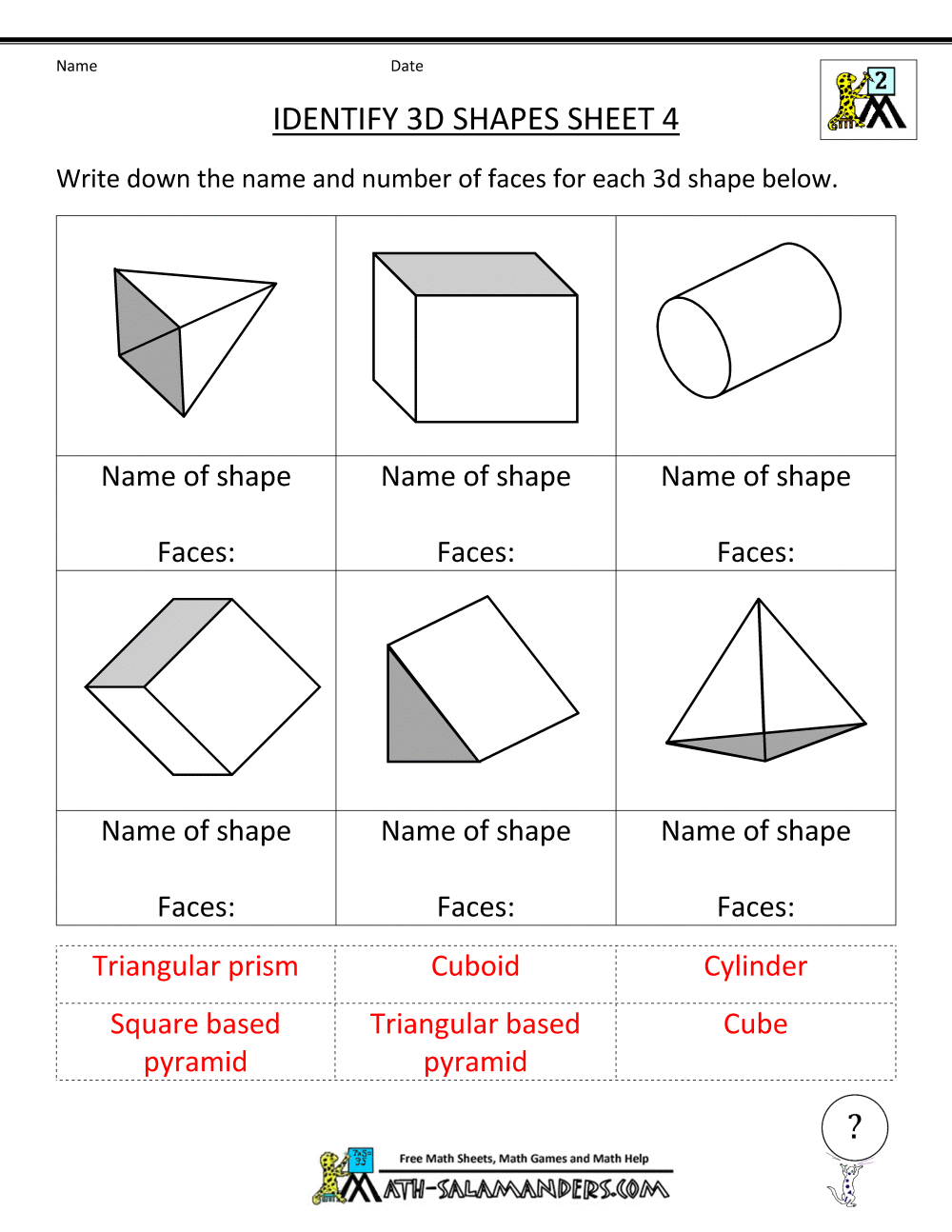 solid fun math worksheet answers