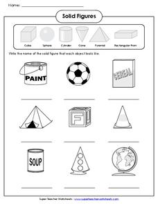 Solid Figures Lesson Plans &  Worksheets | Lesson Planet