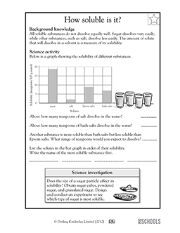 solubility worksheet middle school