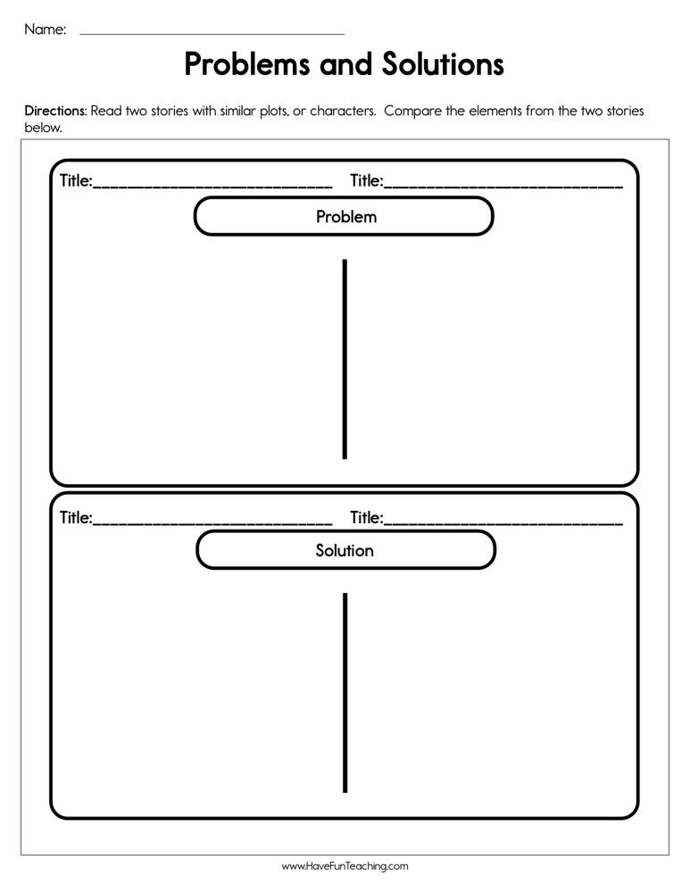 solution worksheet