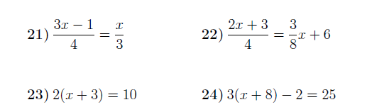 Solving linear equations worksheet no 2 (with solutions)
