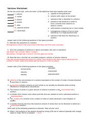 CARLA RAMIREZ - Solutions Worksheet.pdf - Solutions Worksheet On ...