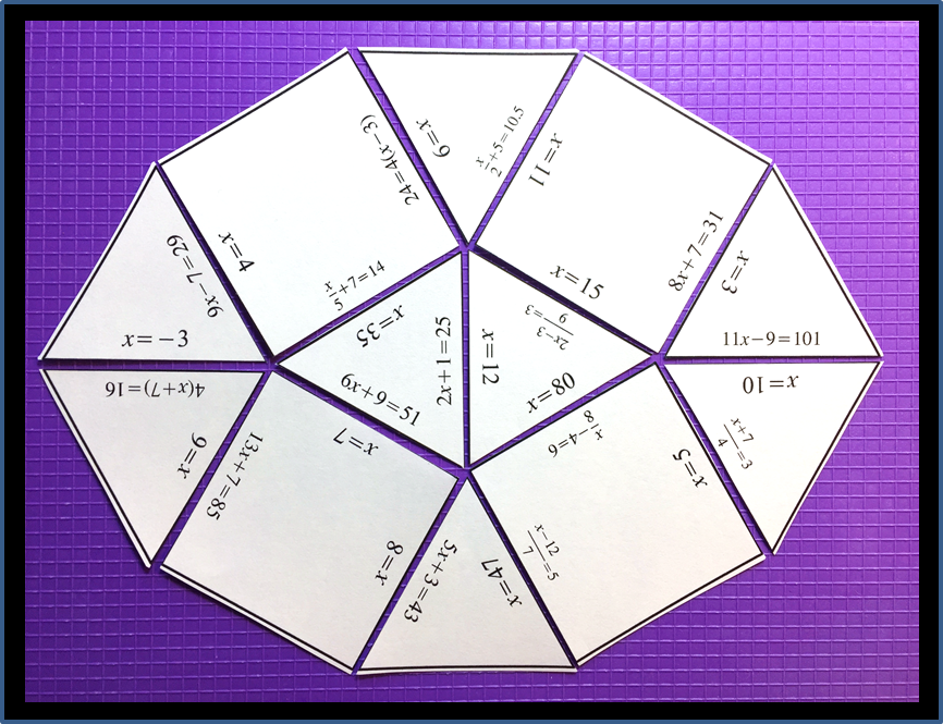 Solving Two-Step Equations Puzzle | Made By Teachers