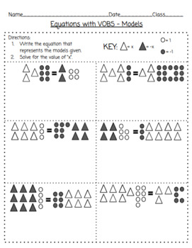 solving equations with variables on both sides worksheet answer key