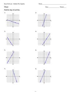 Kuta Software Slope Lesson Plans &  Worksheets Reviewed by Teachers