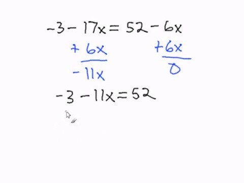 Solving Multi-Step Equations with Variables on Both Sides