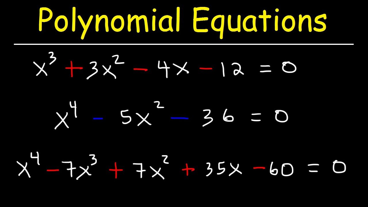 solving polynomial equations worksheet answers