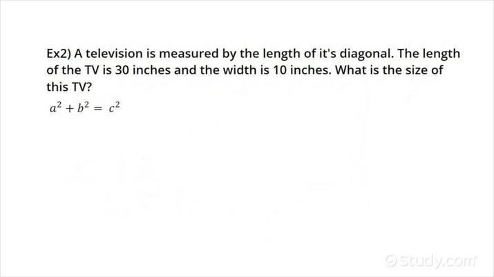 How to Solve Pythagorean Theorem Word Problems | Trigonometry ...