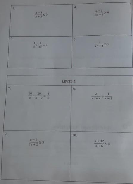 Solved Practice Worksheet: Solving Rational Equations and | Chegg.com