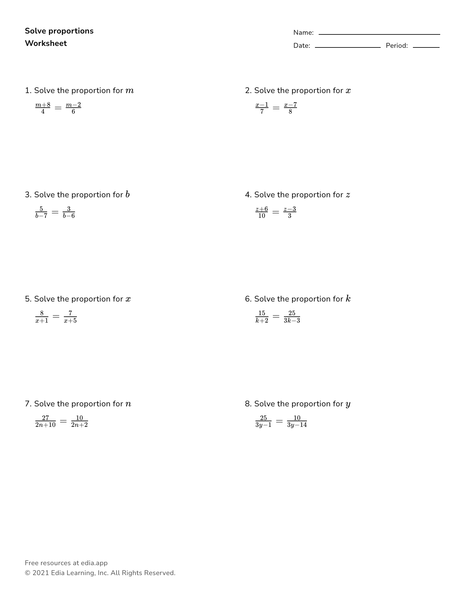Edia | Free math homework in minutes