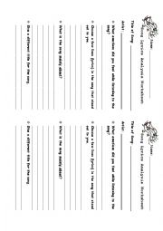 Generic - Song Lyrics Analysis Worksheet - ESL worksheet by andritzgp