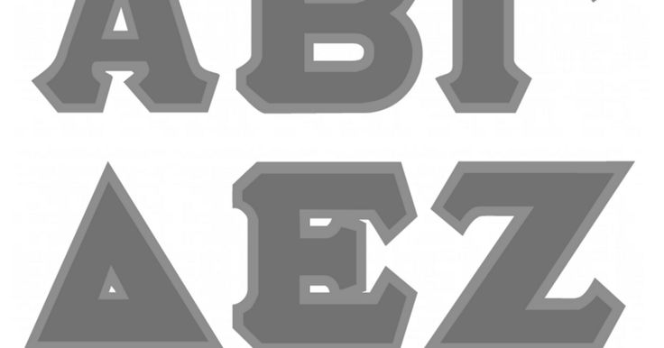 sorority letter stencils printable
