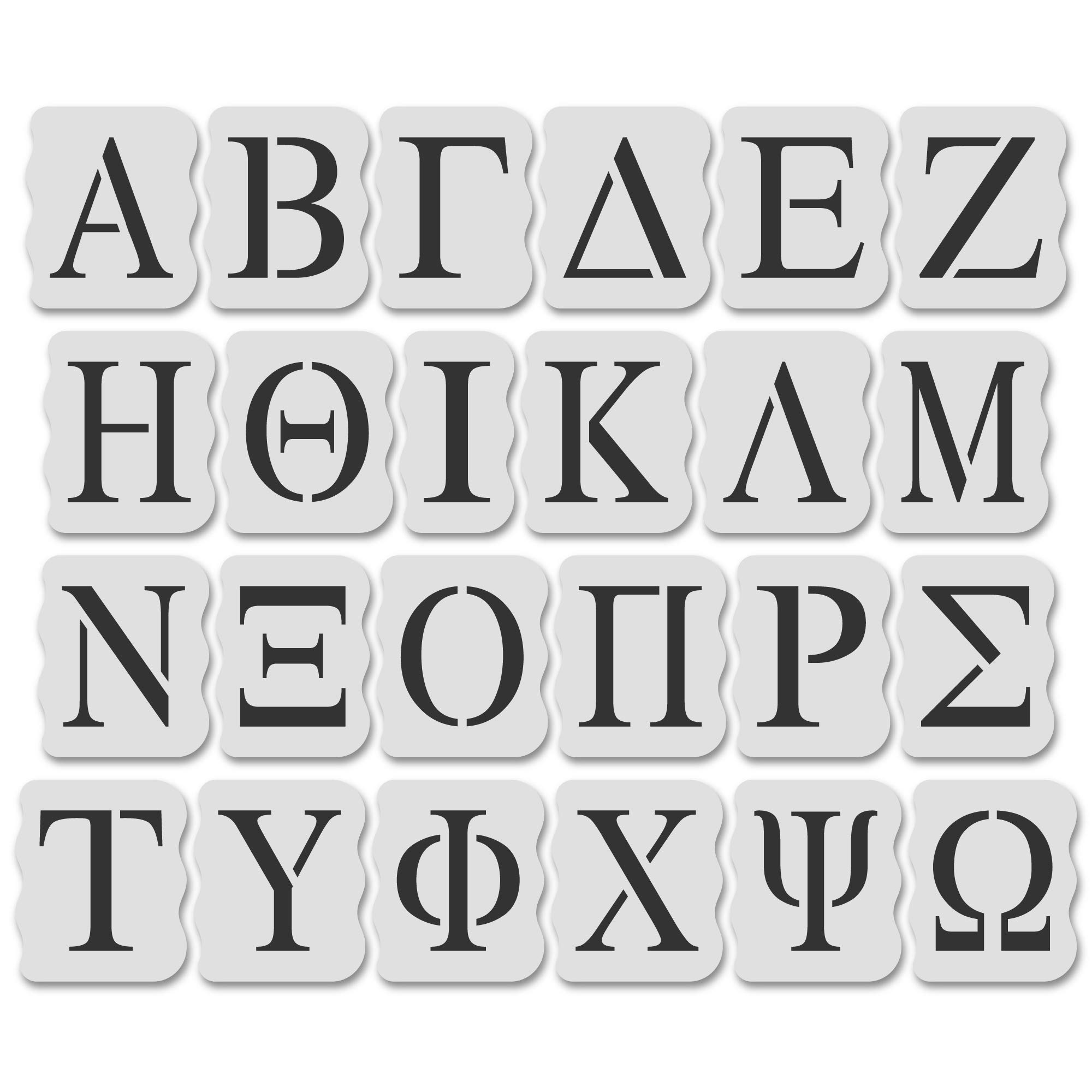 sorority letter stencils printable