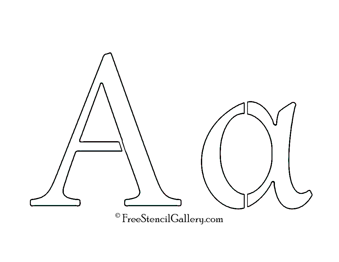 sorority letter stencils printable