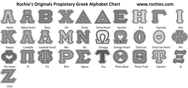 sorority letter stencils printable