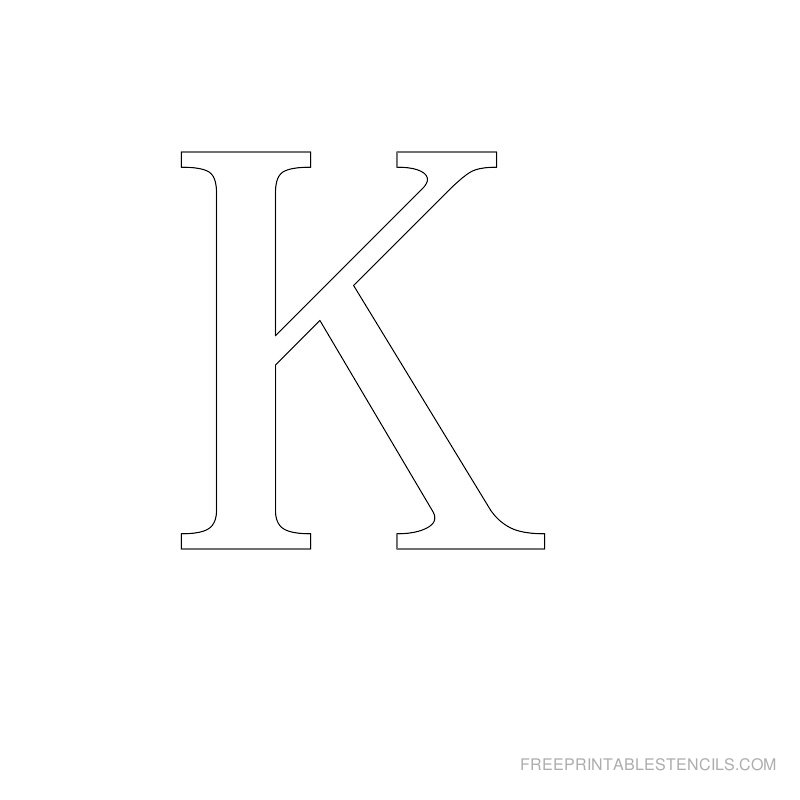 sorority letter stencils printable