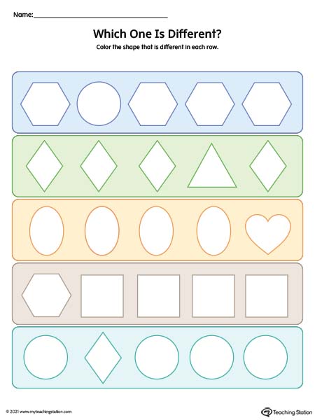 Kindergarten Sorting and Categorizing Printable Worksheets ...