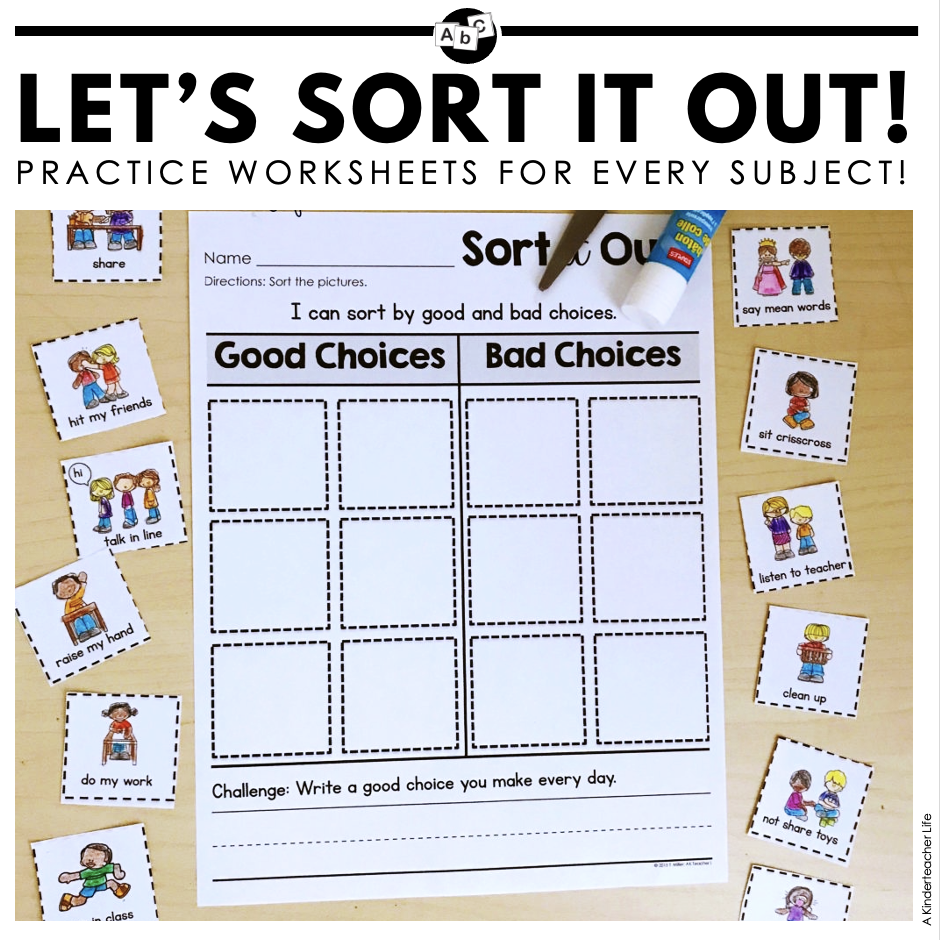 Sorting Worksheets for all Content Areas (FREEBIE included!) - A ...