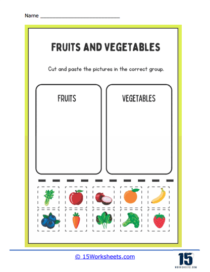 Sorting and Categorizing Worksheets - 15 Worksheets Library