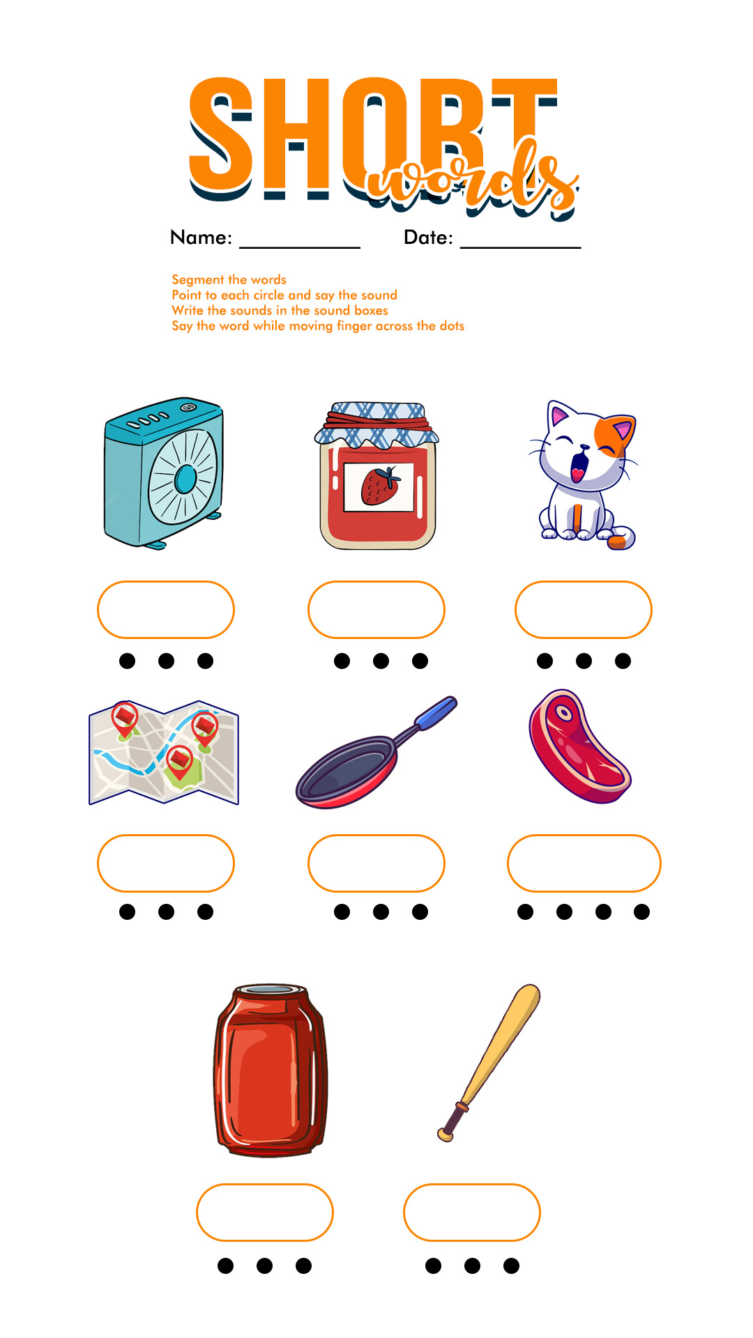 19 Elkonin Box Worksheets Kindergarten - Free PDF at worksheeto.com